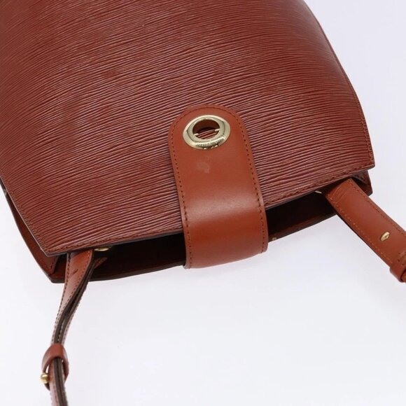 LOUIS VUITTON Epi Cluny Shoulder Bag Brown M52253 LV Auth 136260 - Picture 6 of 16